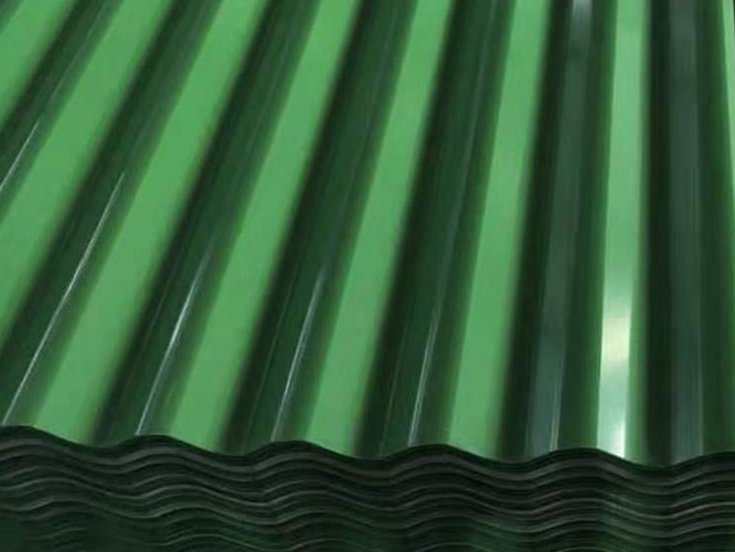 CORRUGATED STEEL PLATE (GREEN)